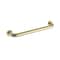 Kibi Circular 18-Inch Stainless Steel Grab Bar - Brushed Gold KGB1018BG - alternate 1